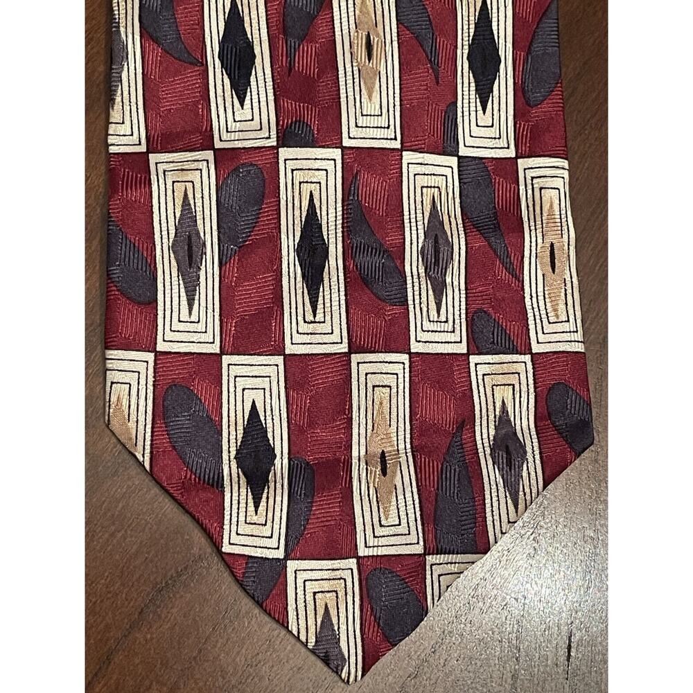 Xmi 325 Series Hillhouse Ltd. Hand Made 100% Silk Men’s Neck Tie Made In Usa